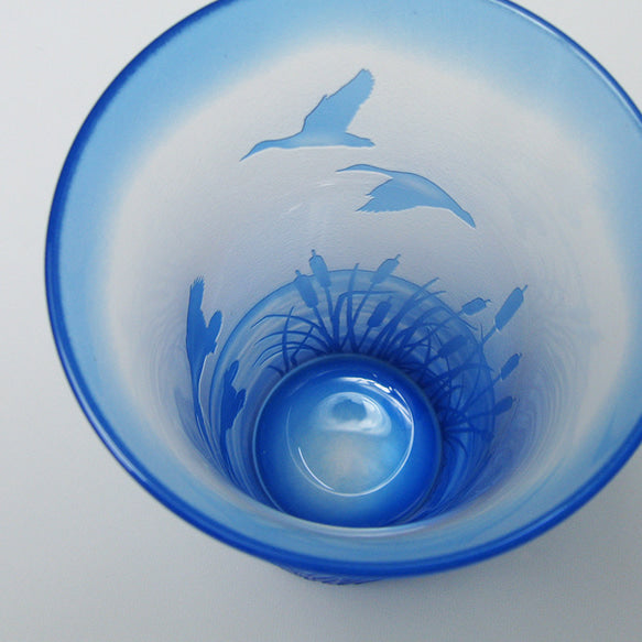 TBW-6 Sandblast glass Waterfowl 1 piece