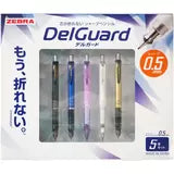 STA- 009 ZEBRA DelGuard  Mechanical Pencil 0.5mm  (5pcs)