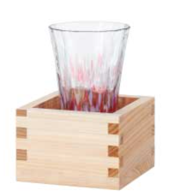 GFT-008  Tsugaru Vidro glass and wooden masu