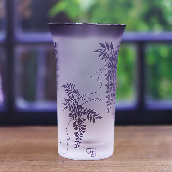 TBW-5 Sandblast glass Wisteria 1 piece