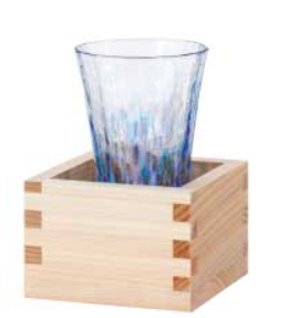 GFT-008  Tsugaru Vidro glass and wooden masu