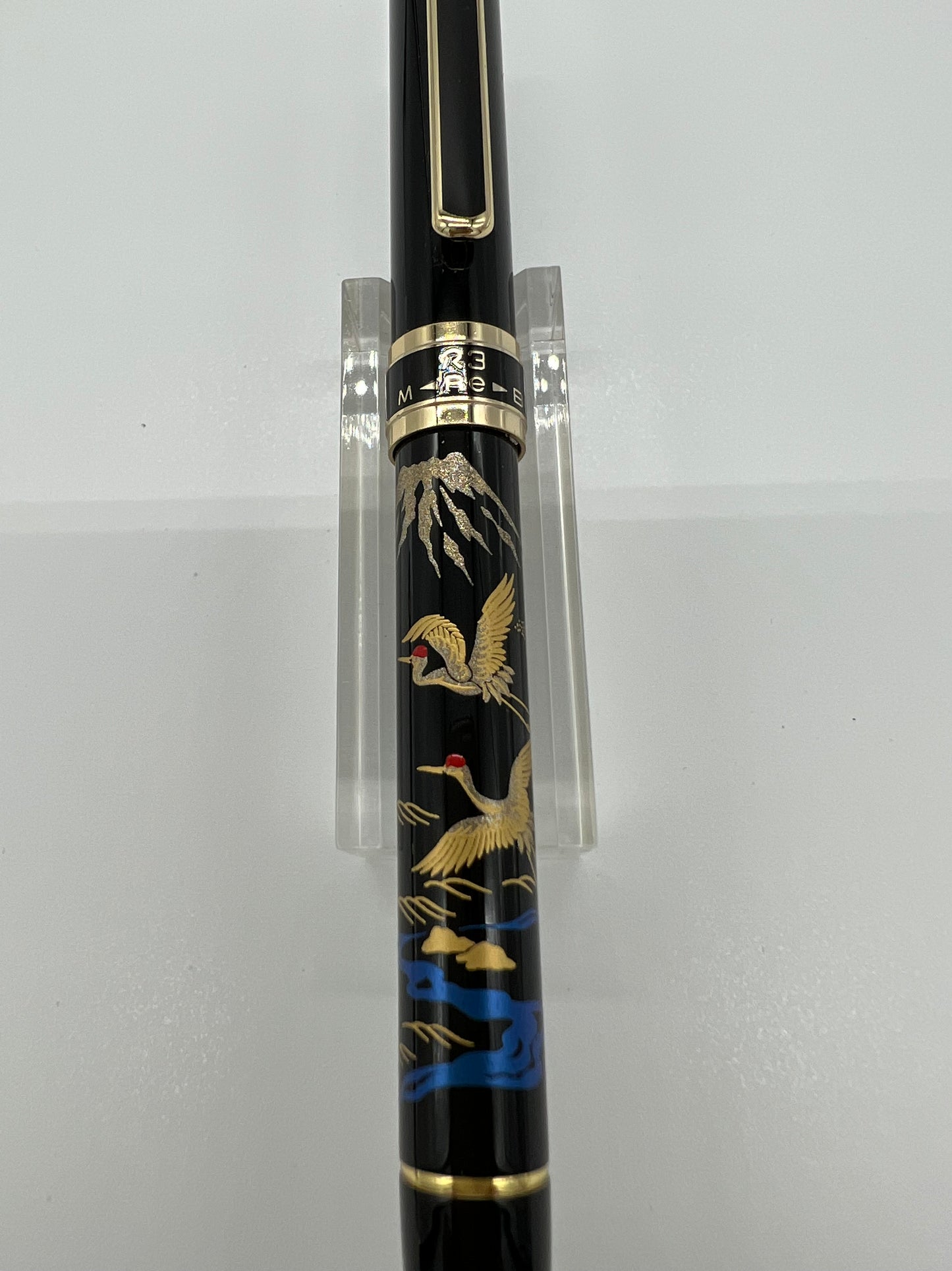 STA-3 Modern Maki-e 3 in 1 (black, red ball pen and mechanical pencil)